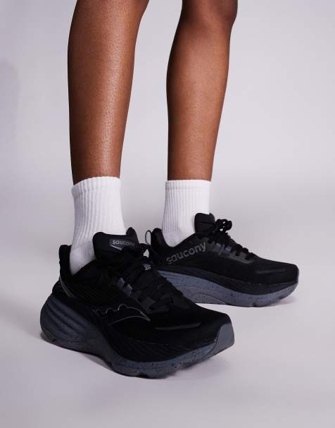 Saucony - Hurrican 24 - Hardloopschoenen in zwart en schaduw - view 1