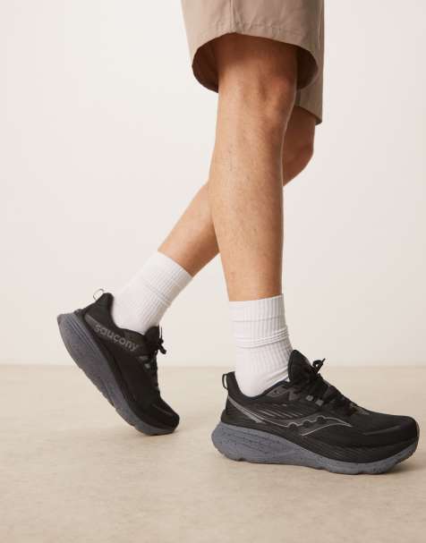 Saucony – Hurricane 24 – Svarta och grå löparskor - view 1