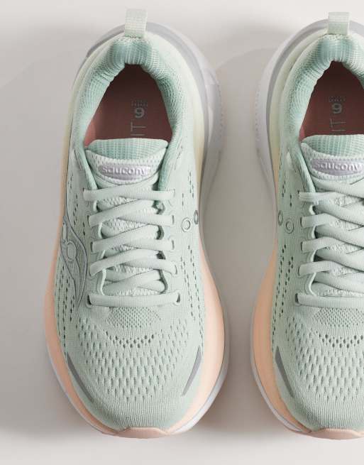 Saucony - Hurricane 25 - Baskets de course - Menthe et rose, 4 de 5