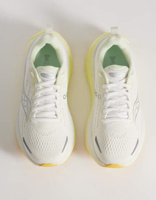 Saucony - Hurricane 25 - Hardloopschoenen in ivoorwit en geel, 4 van 5