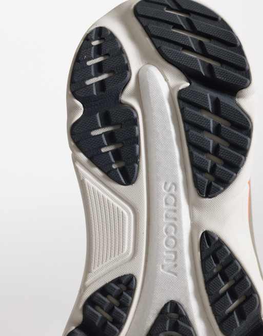 Saucony – Hurricane 25 – Laufschuhe in Taupe und Feuer, 5 von 5