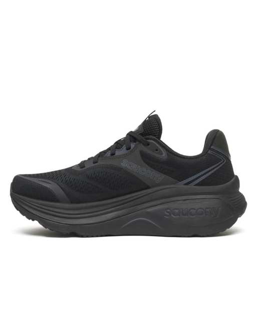 Saucony Hurricane 26 löparskor i triple black, 4 av 5