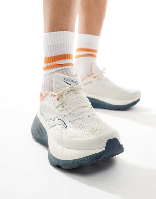 Saucony - Hurricane 24 - Baskets de course - Vanille et crépuscule, 4 de 5