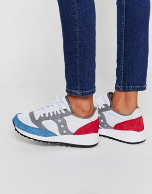 saucony bianche e rosse