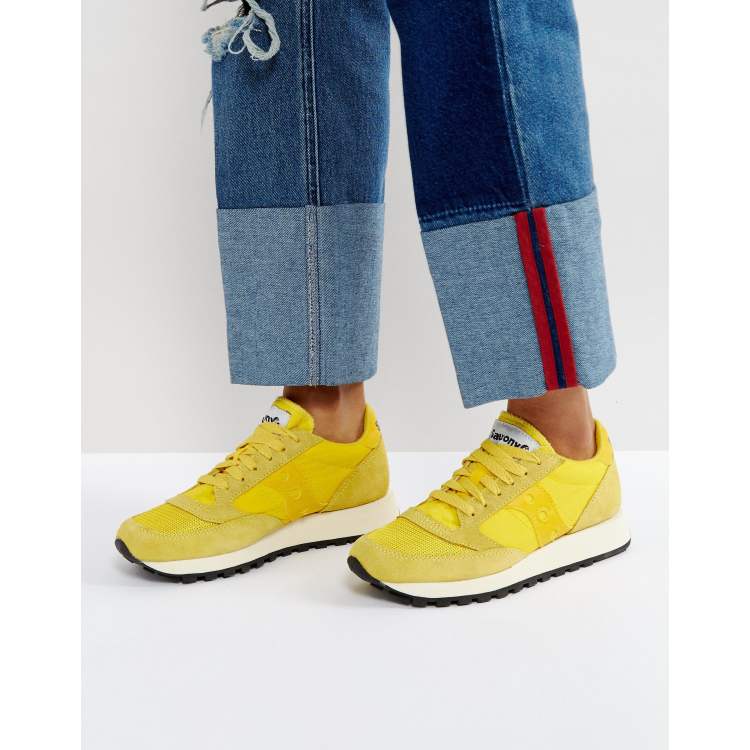 Saucony Jazz O Vintage sneakers in geel
