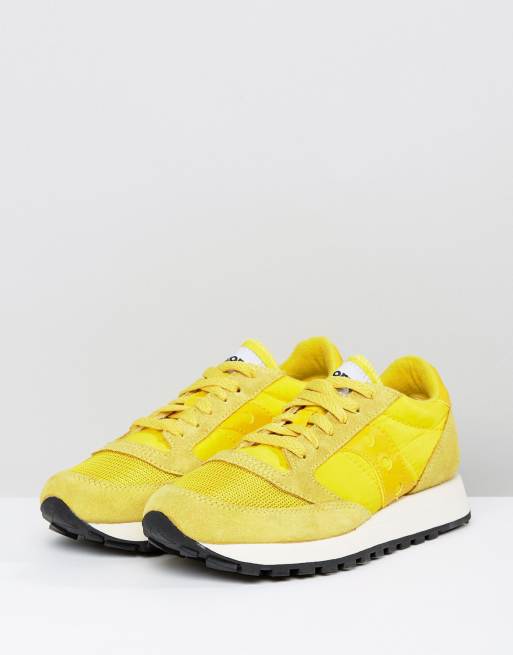 Saucony Jazz O Vintage Sneakers In Yellow