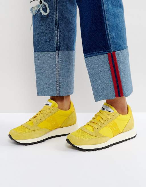 Saucony Jazz O Vintage Trainers In Yellow