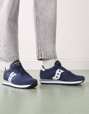Saucony - Jazz Original - Baskets - Bleu marine et blanc