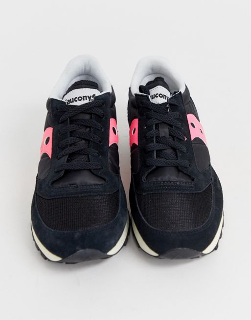 Basket Saucony Femme Jazz Original Noir Or