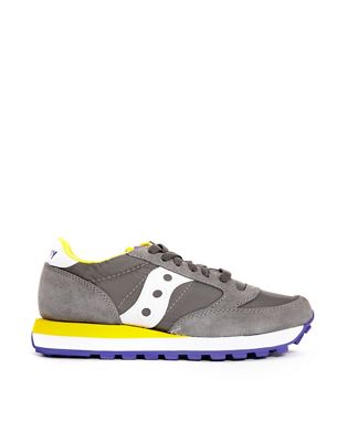 Saucony Jazz Original Charcoal/Yellow Sneakers | ASOS