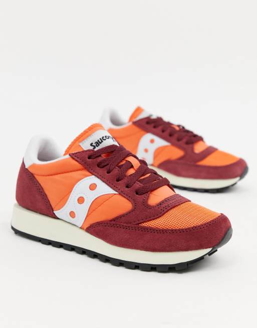 Saucony Jazz Original Sneakers arancioni vintage