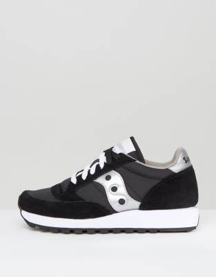 saucony jazz black and white