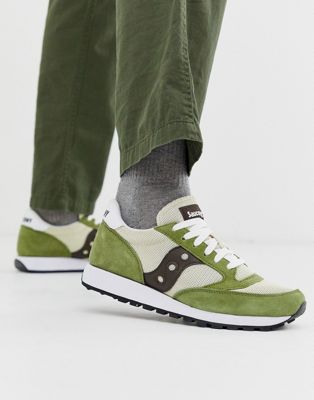 Saucony Jazz Original sneakers in green | ASOS