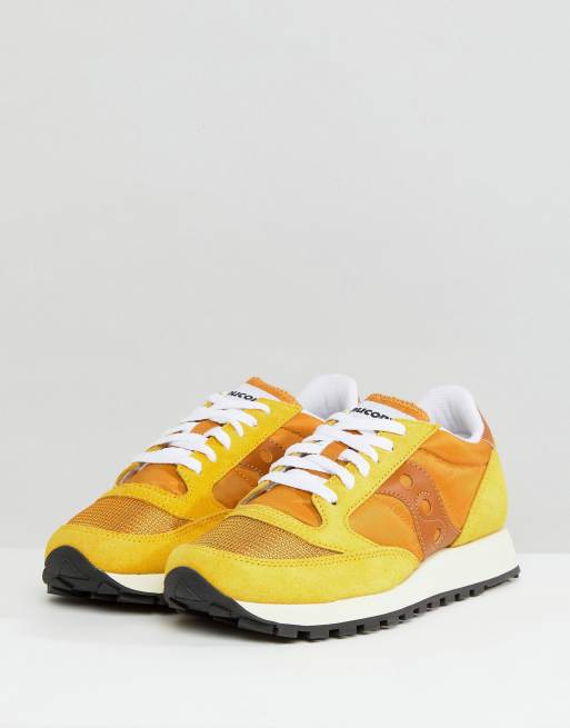 Saucony jazz 2024 yellow orange