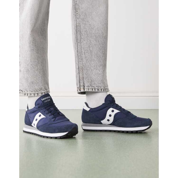Saucony Jazz Original Sneakers navy e bianche ASOS