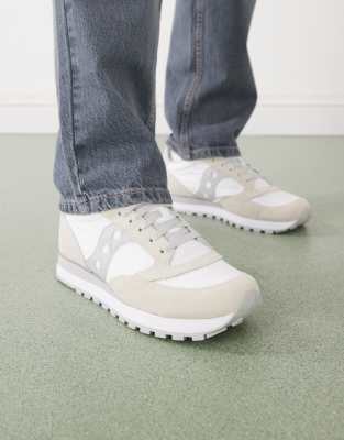 Saucony Saucony Jazz Original trainers in white and grey-Neutral