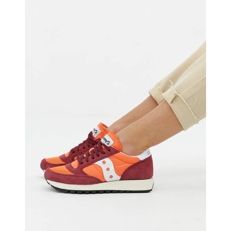 Saucony orange hot sale sneakers