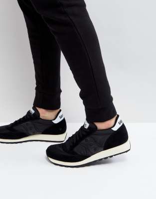 saucony jazz original leather black