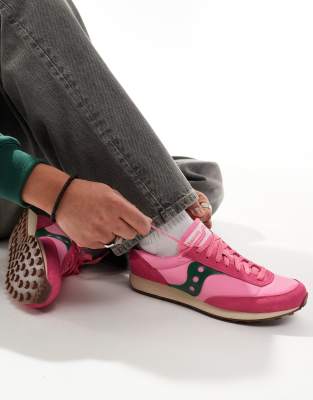 Saucony - Lyserøde sneakers i 80'er-stil - view 1