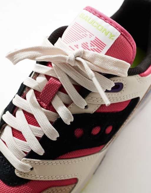 Saucony grid pink online