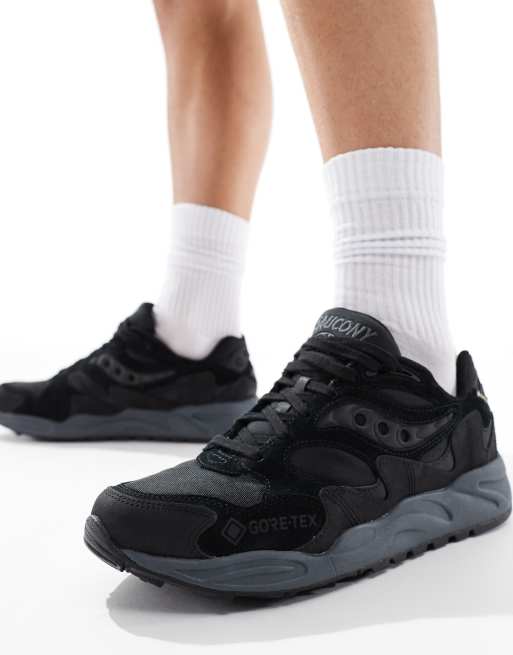 Black saucony grid 9000 online