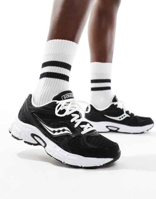 Black and white saucony women's online