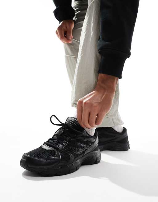 Saucony Originals Ride Millennium sneakers in black ASOS