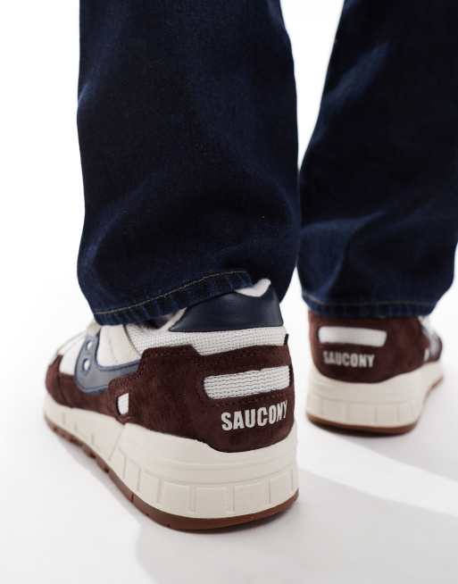Saucony Originals – Shadow 5000 – Biało-czekoladowe buty sportowe, 3 z 5