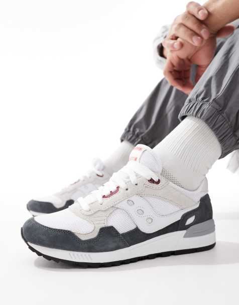 Saucony – Originals Shadow 5000 – Biało-szare buty sportowe - view 1