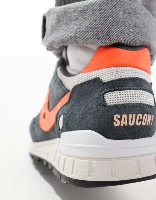 Saucony Originals Shadow 5000 sneakers in grey and orange, 2 of 4