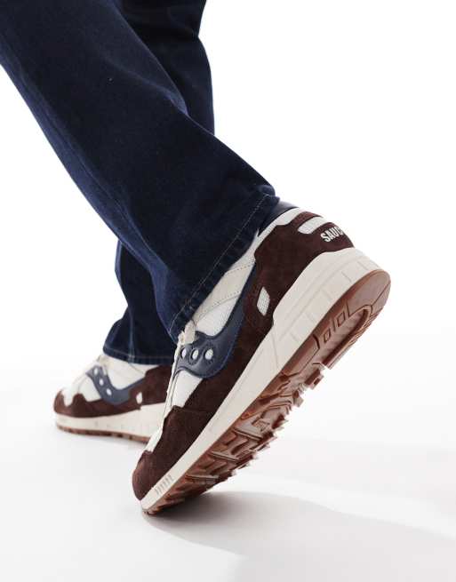 Saucony - Originals Shadow 5000 - Sneakers in maan en chocoladebruin, 5 van 5