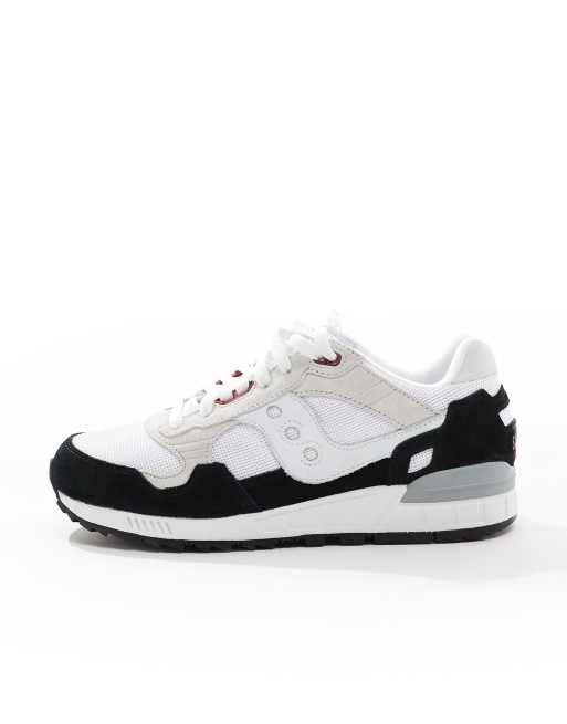 Saucony Originals Shadow 5000 sneakers in white and black, 3 of 4
