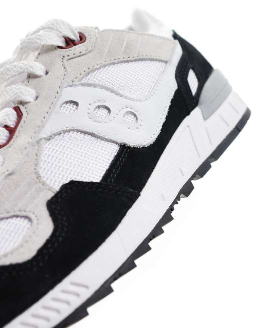 Saucony Originals Shadow 5000 sneakers in white and black, 4 of 4