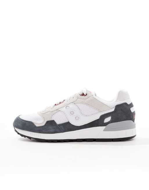 Saucony Originals Shadow 5000 trainers in white and grey