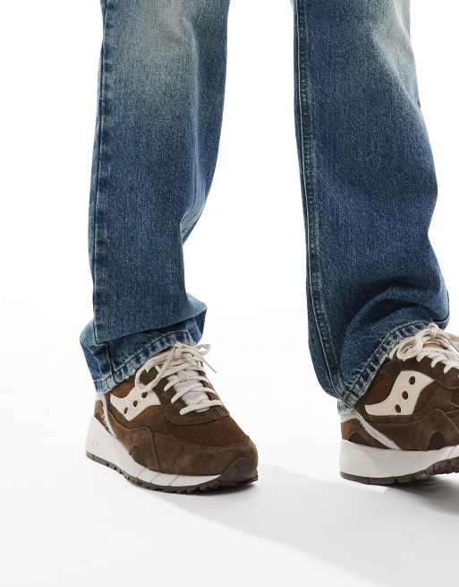 Saucony Originals – Shadow 6000 – Brązowo-beżowe buty sportowe, 3 z 5