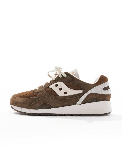Saucony Originals Shadow 6000 Sneaker in Braun und MondweiB