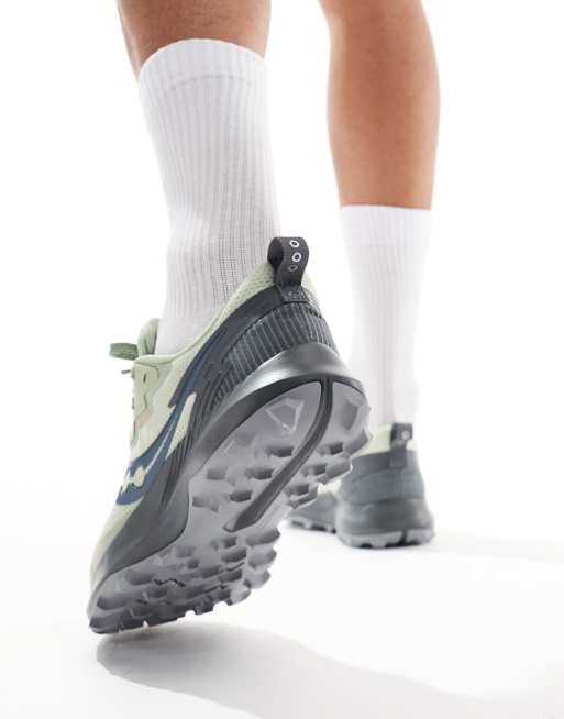 Saucony Peregrine 14 GTX Lauf Sneaker in Salbeigrun ASOS