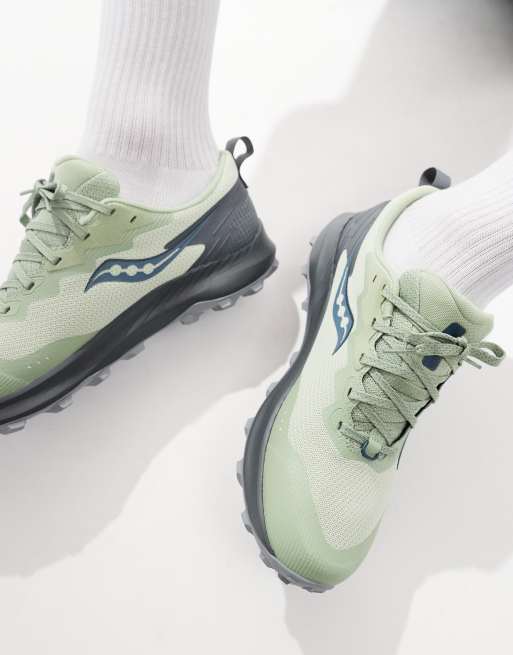 Saucony Peregrine 14 GTX neutral running trainers in sage ASOS