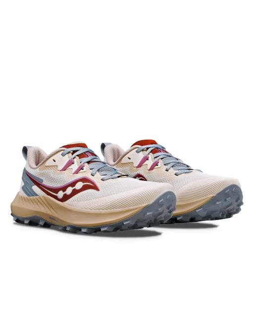 Saucony - Peregrine 14 Neutral - Hardloopsneakers in dauw en orchidee