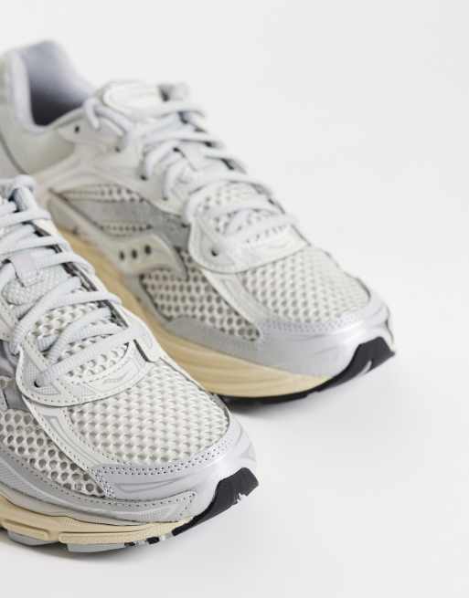 Saucony Progrid Omni 9 OG Sneaker in Stein und Silber, 5 von 5
