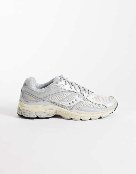 Saucony Progrid Omni 9 OG sneakers in stone en zilver - view 1