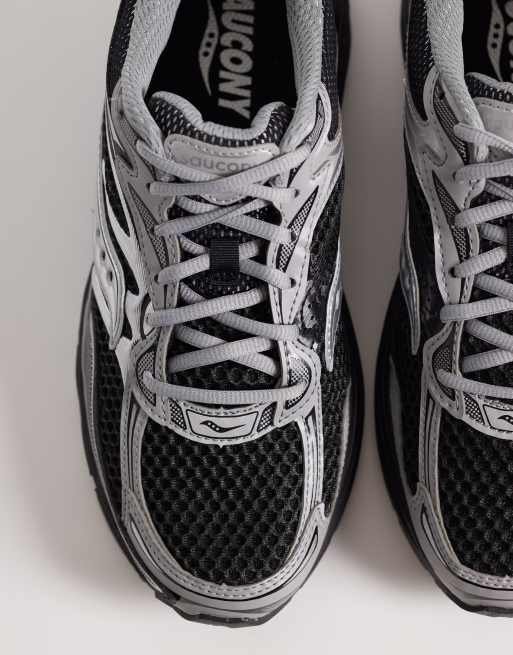 Saucony - Progrid Omni 9 - Sneakers in zwart en zilver, 2 van 5