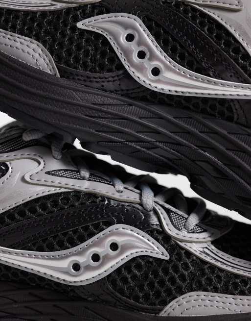 Saucony - Progrid Omni 9 - Sneakers in zwart en zilver, 5 van 5