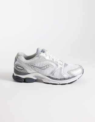 Saucony Progrid Triumph 4 OG - zapatillas de deporte plateadas y blancas