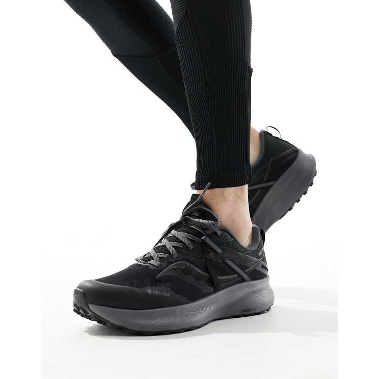 Saucony Ride 15 TR GTX Neutrale Laufschuhe in Schwarz und Anthrazit ASOS