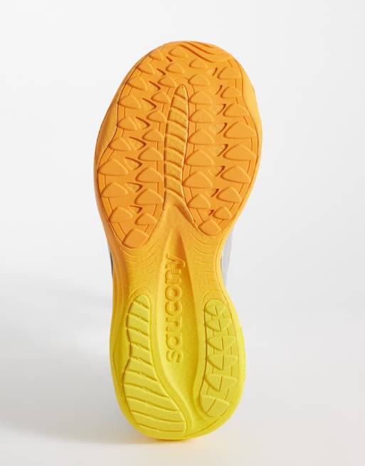 Saucony - Ride 19 - Baskets de course - Gris et jaune dégradé, 5 de 5