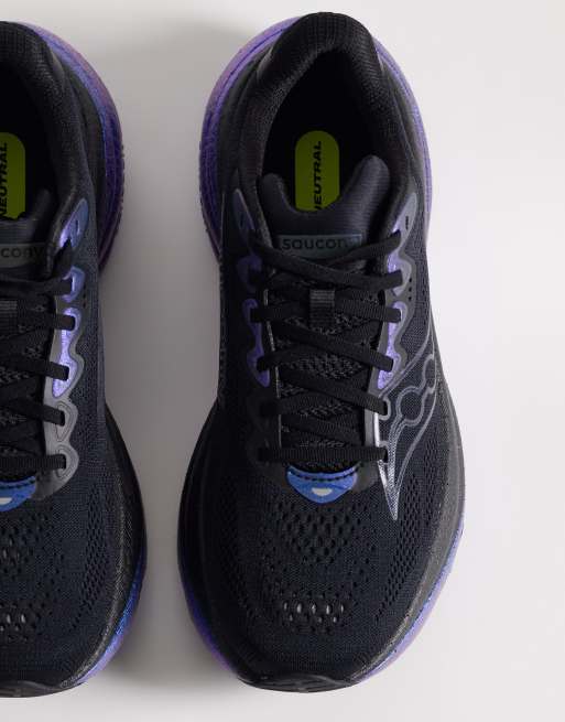 Saucony – Ride 19 – Czarno-granatowe buty sportowe do biegania, 3 z 5