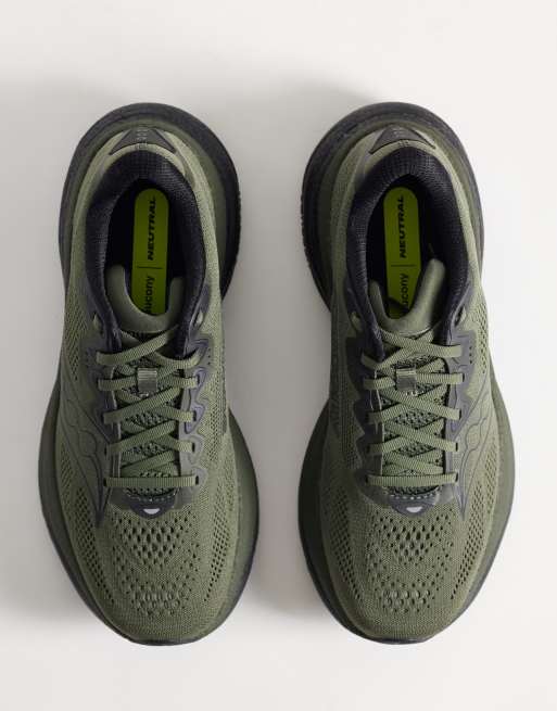 Saucony Ride 19 hardloopsneakers in donkergrijs en zwart, 2 van 5