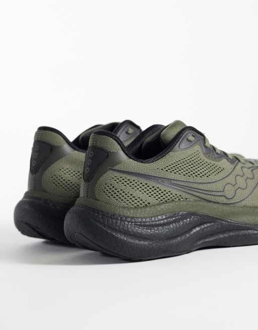 Saucony Ride 19 hardloopsneakers in donkergrijs en zwart, 3 van 5