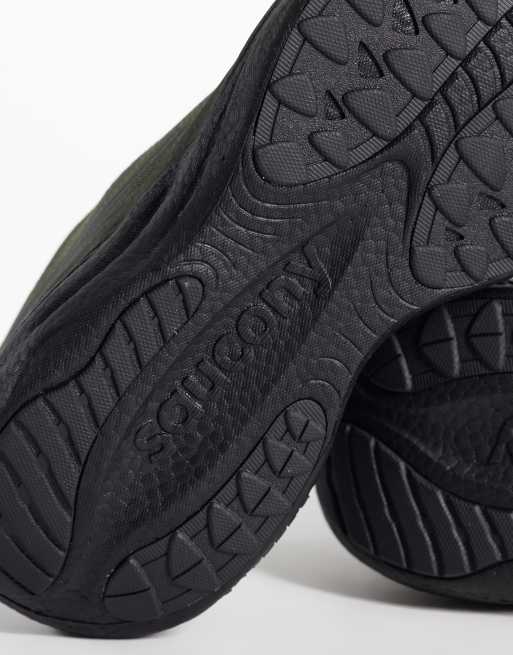 Saucony Ride 19 hardloopsneakers in donkergrijs en zwart, 4 van 5